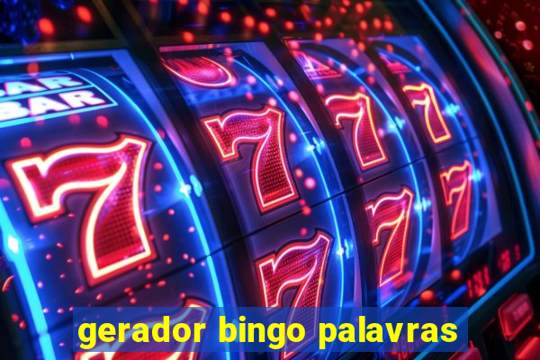 gerador bingo palavras